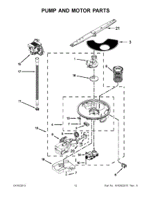 06 - Pump And Motor Parts parts for Whirlpool Dishwasher 7WDT950SAYM2 / from AppliancePartsPros.com