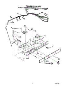 09 - Control, Lit / Optional parts for Whirlpool Refrigerator 8ED20ZKXAG00 / from AppliancePartsPros.com