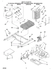 06 - Unit parts for Whirlpool Refrigerator 8ED20ZKXAN02 / from AppliancePartsPros.com