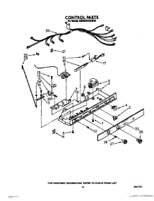 09 - Control, Lit / Optional parts for Whirlpool Refrigerator 8ED20ZKXXN00 / from AppliancePartsPros.com