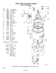 04 - Tub And Basket , Lit / Optional parts for Whirlpool Washer 9CFA2000W3 / from AppliancePartsPros.com