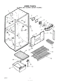 04 - Liner parts for Whirlpool Refrigerator 9EET151JTWL2 / from AppliancePartsPros.com