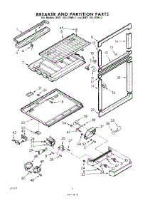 06 - Breaker And Partition parts for Whirlpool Refrigerator 9EET151JTWL2 / from AppliancePartsPros.com
