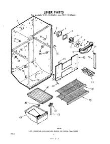 04 - Liner parts for Whirlpool Refrigerator 9EET151JTWR1 / from AppliancePartsPros.com