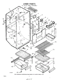 04 - Liner parts for Whirlpool Refrigerator 9EET151PKWR0 / from AppliancePartsPros.com