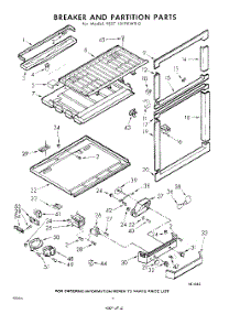 06 - Breaker And Partition parts for Whirlpool Refrigerator 9EET151PKWR0 / from AppliancePartsPros.com