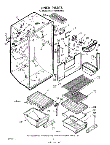 04 - Liner parts for Whirlpool Refrigerator 9EET151PKWR2 / from AppliancePartsPros.com