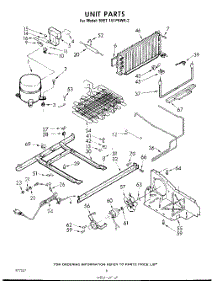 08 - Unit parts for Whirlpool Refrigerator 9EET151PKWR2 / from AppliancePartsPros.com