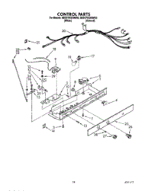 12 - Control parts for Whirlpool Refrigerator 8ED27DQXAN03 / from AppliancePartsPros.com