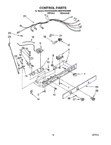 11 - Control parts for Whirlpool Refrigerator 8ED27DQXAW00 / from AppliancePartsPros.com