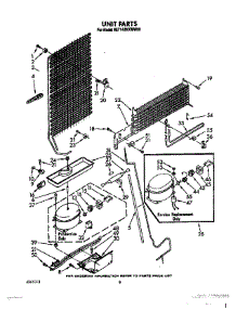 07 - Unit parts for Whirlpool Refrigerator 8ET14ZKXWG00 / from AppliancePartsPros.com