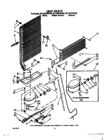 07 - Unit parts for Whirlpool Refrigerator 8ET16ZKXWG00 / from AppliancePartsPros.com