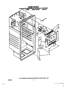 03 - Liner parts for Whirlpool Refrigerator 8ET16ZKXWN00 / from AppliancePartsPros.com