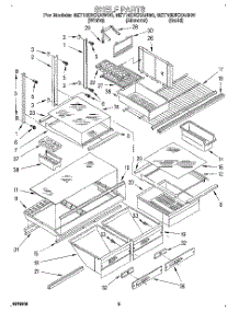 04 - Shelf, Lit / Optional parts for Whirlpool Refrigerator 8ET18DKXAN00 / from AppliancePartsPros.com