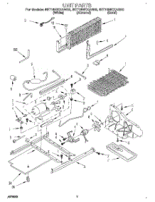 06 - Unit parts for Whirlpool Refrigerator 8ET18NKXAN00 / from AppliancePartsPros.com