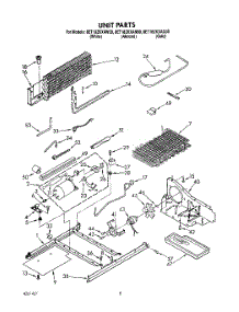 06 - Unit parts for Whirlpool Refrigerator 8ET18ZKXAN00 / from AppliancePartsPros.com