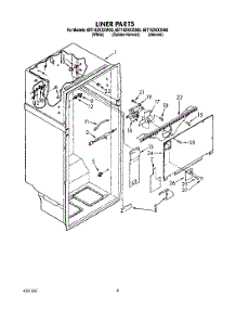02 - Liner parts for Whirlpool Refrigerator 8ET18ZKXXG00 / from AppliancePartsPros.com