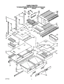 04 - Shelf, Lit / Optional parts for Whirlpool Refrigerator 8ET20DKXAG00 / from AppliancePartsPros.com