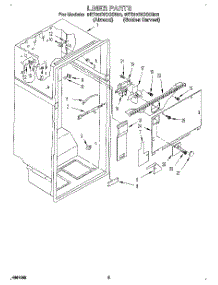 02 - Liner parts for Whirlpool Refrigerator 8ET20DKXXG00 / from AppliancePartsPros.com