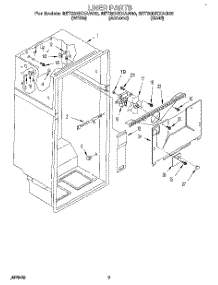 02 - Liner parts for Whirlpool Refrigerator 8ET20NKXAN00 / from AppliancePartsPros.com