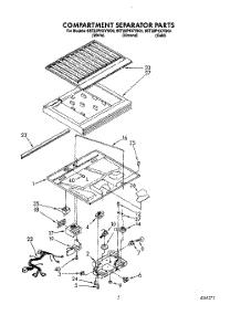 04 - Compartment Separator parts for Whirlpool Refrigerator 8ET22PKXYN00 / from AppliancePartsPros.com