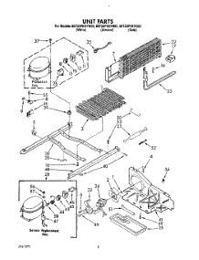 06 - Unit parts for Whirlpool Refrigerator 8ET22PKXYN00 / from AppliancePartsPros.com