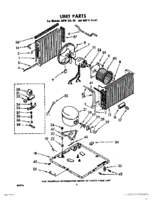 02 - Unit parts for Whirlpool Air Conditioner AGFE1141 / from AppliancePartsPros.com