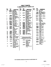 03 - Lit / Optional parts for Whirlpool Air Conditioner AGFE1141 / from AppliancePartsPros.com