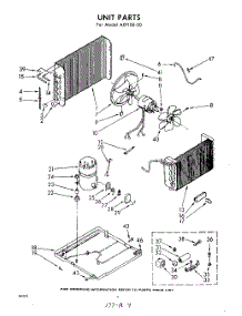 04 - Unit parts for Whirlpool Air Conditioner AEF10020 / from AppliancePartsPros.com