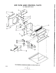 06 - Air Flow And Control parts for Whirlpool Air Conditioner AEF10020 / from AppliancePartsPros.com