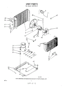 04 - Unit parts for Whirlpool Air Conditioner AEF10021 / from AppliancePartsPros.com