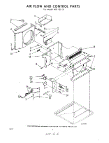 06 - Air Flow And Control parts for Whirlpool Air Conditioner AEF10021 / from AppliancePartsPros.com