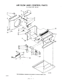 06 - Air Flow And Control parts for Whirlpool Air Conditioner AEF10022 / from AppliancePartsPros.com