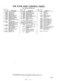 07 - Lit / Optional parts for Whirlpool Air Conditioner AEF10022 / from AppliancePartsPros.com