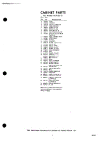 03 - Section parts for Whirlpool Air Conditioner AEF12021 / from AppliancePartsPros.com