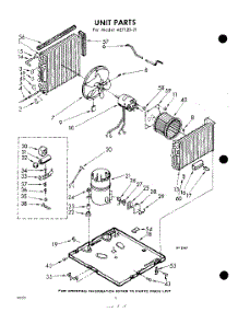04 - Unit parts for Whirlpool Air Conditioner AEF12021 / from AppliancePartsPros.com