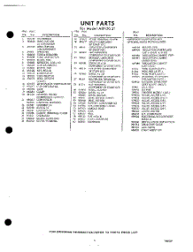 05 - Lit / Optional parts for Whirlpool Air Conditioner AEF12021 / from AppliancePartsPros.com