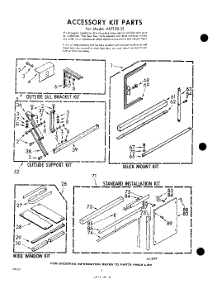 08 - Accessory Kits parts for Whirlpool Air Conditioner AEF12021 / from AppliancePartsPros.com