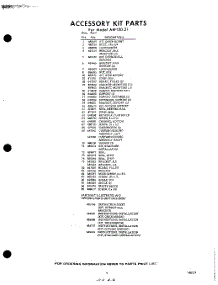 09 - Section parts for Whirlpool Air Conditioner AEF12021 / from AppliancePartsPros.com