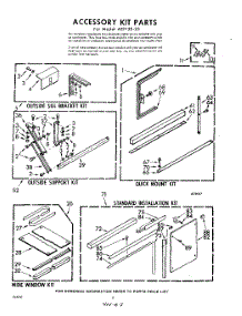 08 - Accessory Kit parts for Whirlpool Air Conditioner AEF12023 / from AppliancePartsPros.com