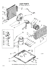 04 - Unit parts for Whirlpool Air Conditioner AEF12024 / from AppliancePartsPros.com
