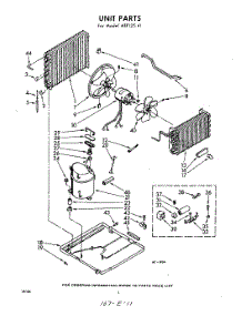 02 - Unit parts for Whirlpool Air Conditioner AEF12541 / from AppliancePartsPros.com
