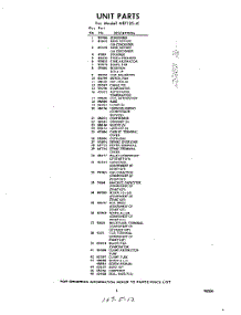 03 - Section parts for Whirlpool Air Conditioner AEF12541 / from AppliancePartsPros.com