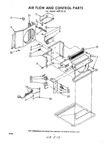 04 - Air Flow And Control parts for Whirlpool Air Conditioner AEF12541 / from AppliancePartsPros.com