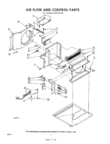 04 - Air Flow And Control parts for Whirlpool Air Conditioner AEF12542 / from AppliancePartsPros.com