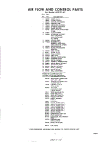 05 - Lit / Optional parts for Whirlpool Air Conditioner AEF12542 / from AppliancePartsPros.com
