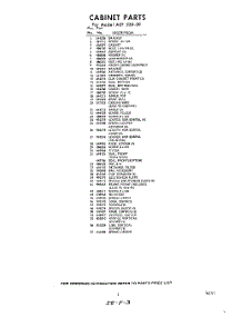 03 - Section parts for Whirlpool Air Conditioner AEF25030 / from AppliancePartsPros.com