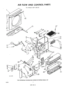 06 - Air Flow And Control parts for Whirlpool Air Conditioner AEF25031 / from AppliancePartsPros.com