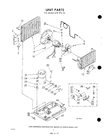 04 - Unit parts for Whirlpool Air Conditioner AFB07420 / from AppliancePartsPros.com