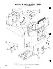 06 - Air Flow And Control parts for Whirlpool Air Conditioner AFB07420 / from AppliancePartsPros.com